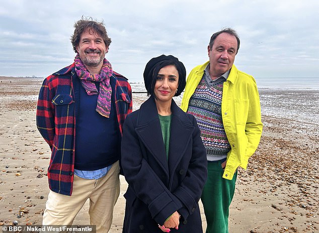 Alastair (pictured left) with Anita Rani on Escape To The Country - a show he has been on since 2007