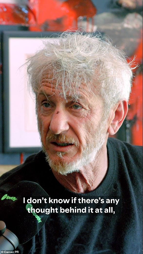 During his interview, the Mystic River star made several explosive claims, notably expressing doubt about director Woody Allen's alleged 1992 molestation of his daughter Dylan Farrow