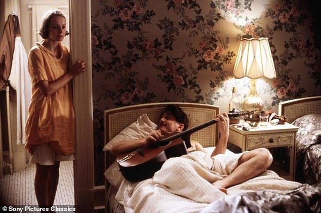 Sean previously portrayed guitarist Emmet Ray opposite Samantha Morton's mute Hattie (L) in the 89-year-old filmmaker's 1930s-set comedy, which earned them both Academy Award nominations
