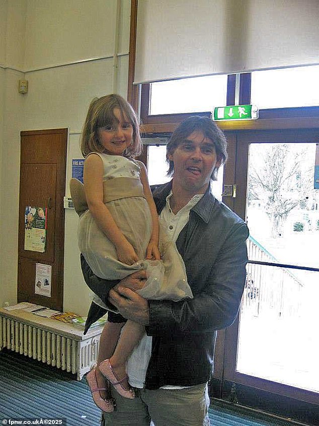 Paul and April on the day of his wedding to Coral in 2012