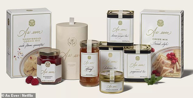 Meghan's As Ever products including her jam launched last month and rapidly sold out