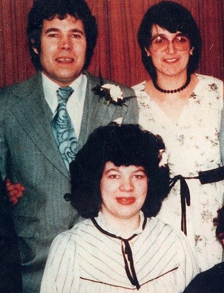 Fred and Rose West pictured with Anne-Marie, one of Fred's two daughters from his first marriage to Rena Costello