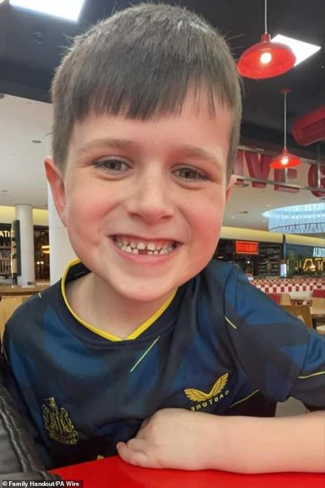 Seven-year-old Archie York was asleep in the flat above at the time of the blast last October