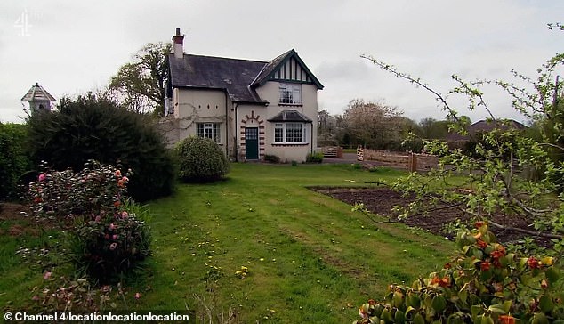 The second property in Wellington ticked several boxes on their wish-list, with space for all the family, 12 acres of paddock, a tumble-down barn for the dog arena and space for holiday lets (pictured) but they still didn't make an offer