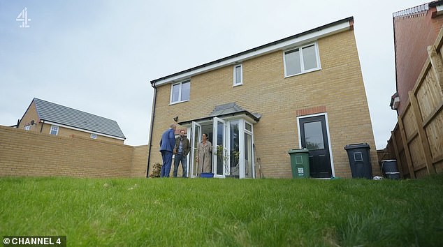 Suki and Kuli liked the size of the bedrooms and the garden at property three - but said the new build 'lacked character'
