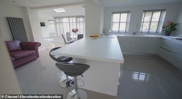 The house, which had been newly refurbished, wowed both Anne and Tom after Kirstie showed them around