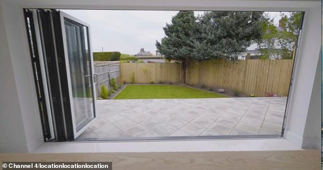 Despite the pristine interiors, the couple complained that the garden wasn't large enough for their grandchildren to run around in