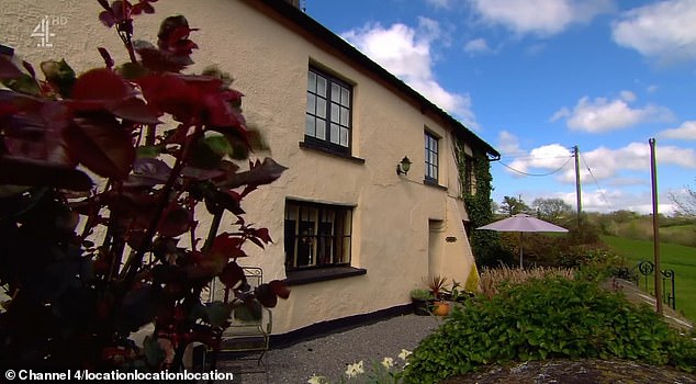 The first property, a £595,000 farmhouse in Tiverton, came with 14 acres and plenty of outbuildings, but the family felt it was 'too isolated'