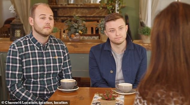 The couple (pictured) decided to make an offer on the first Winsor property they fell in love with, and their offer of £745,000 - £5,000 under the asking price was accepted