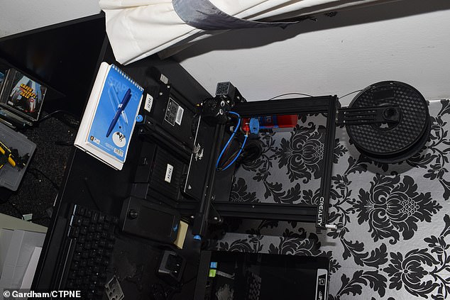 The 3D printer which 'armourer' Christopher Ringrose used to manufacturer a potentially lethal assault rifle