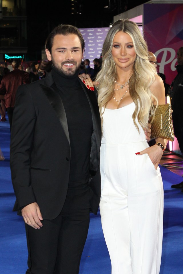 Bradley Dack and Olivia Attwood at the ITV Palooza! 2021.