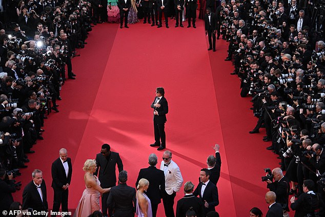 All eyes turned to Tom as he arrived on the starry red carpet