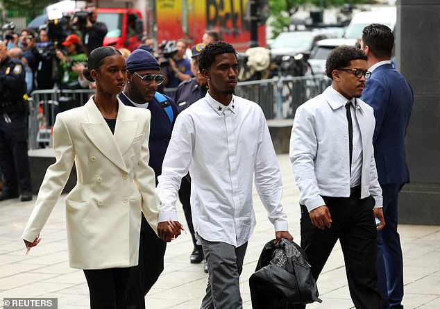 Diddy kids including his three daughters and sons watched on in shock as Ventura detailed the horrific sex acts she went through with strangers in Diddy's 'orchestrated' freak offs