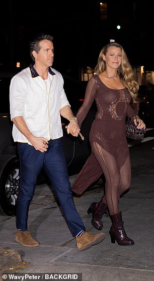 The two girlfriends had been pictured on double dates with their respective partners, Travis Kelce and Ryan Reynolds (seen in October) in the months leading up to the drama