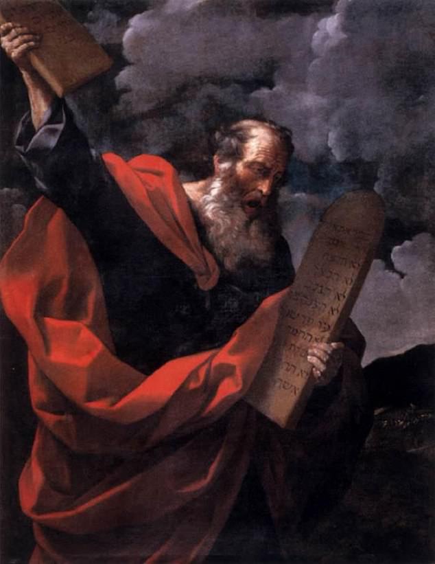 According to scripture, God called Moses to Mount Sinai, where he gave instructions for building the tabernacle and performing offerings. When God finished speaking, he gave Moses two stone tablets inscribed with the Ten Commandments