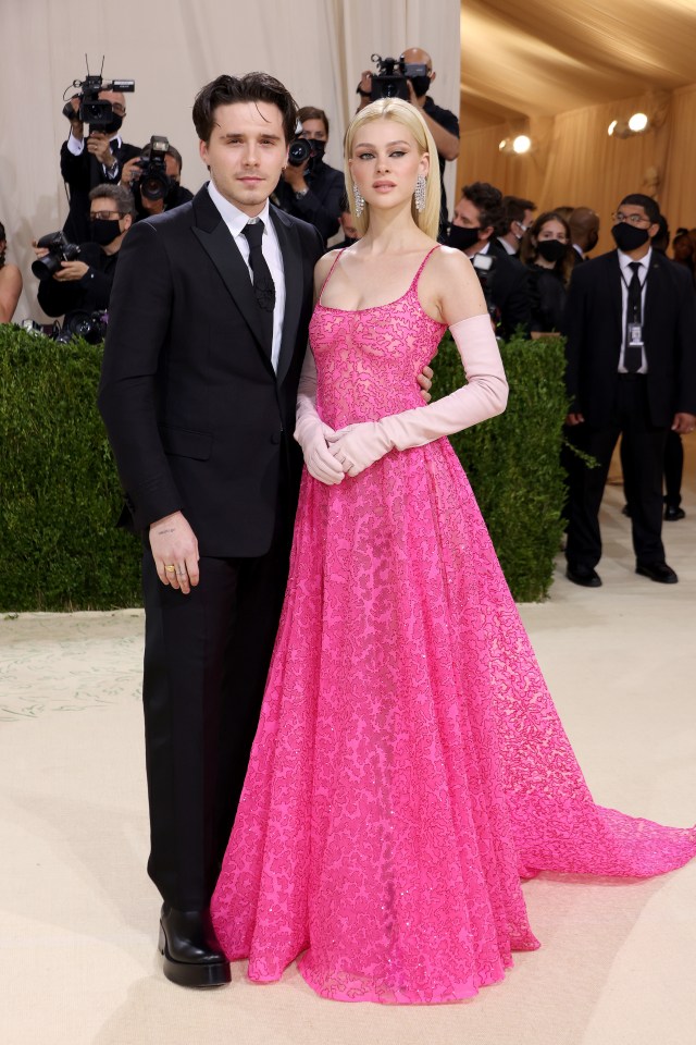 Brooklyn Beckham and Nicola Peltz at the Met Gala.