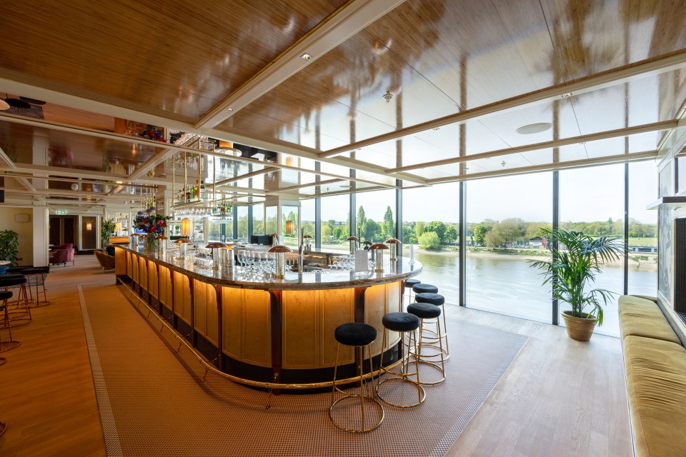 Fulham FC hospitality stand bar.