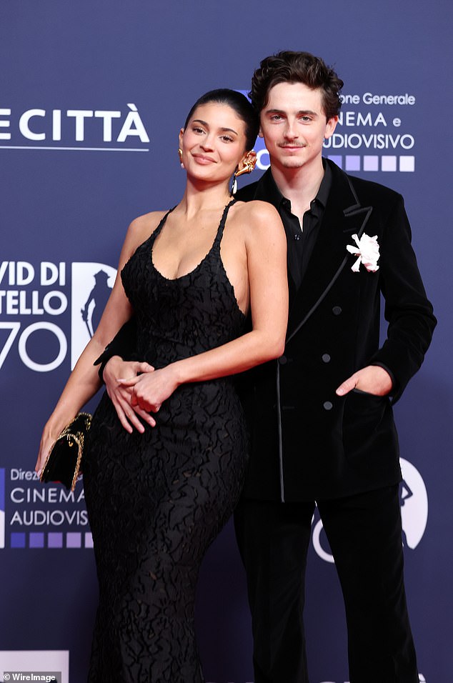 Jenner and Chalamet's latest sighting comes just a week after they made their red carpet debut as a couple at the 70th David Di Donatello Awards red carpet in Rome (seen on May 7)