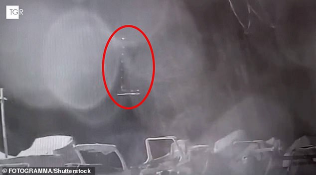 The moment the doomed Bayesian sank in the early hours of August 19 was captured by security cameras of a nearby villa on the coast
