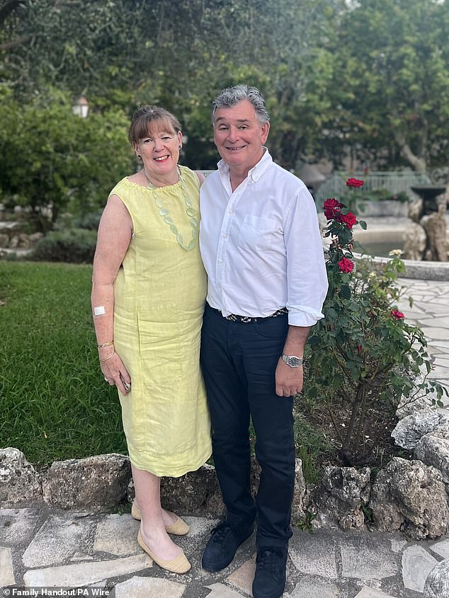 Jonathan Bloomer, 70, and his wife Judy, 71, from Kent, were among the seven people who died when the 56 meter sailing boat sank