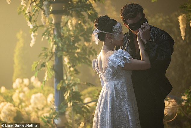 Pictures dropped on Valentine's Day to tease the upcoming fourth season of the period romance