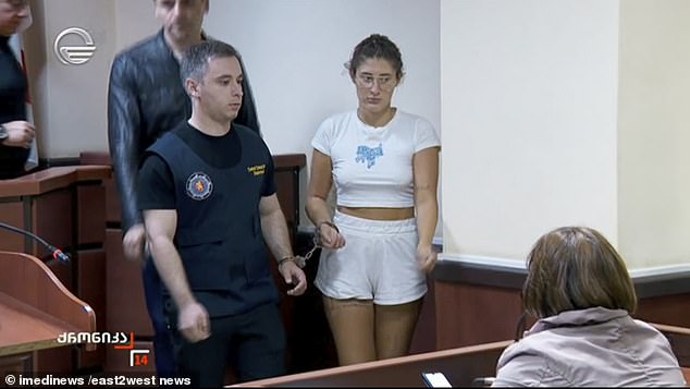 Bella was arrested in Georgia for allegedly smuggling 14 kilos (30lbs) of cannabis into the former Soviet state