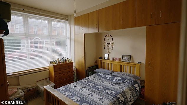 One of the bedrooms in the flat was slightly bigger than the other but Ines and Amoke still loved it