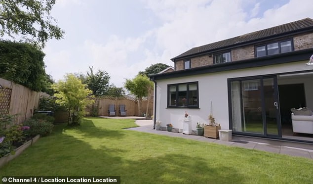 Although the property had fewer bedrooms and bathrooms than the couple were looking for, they were taken by its smart presentation