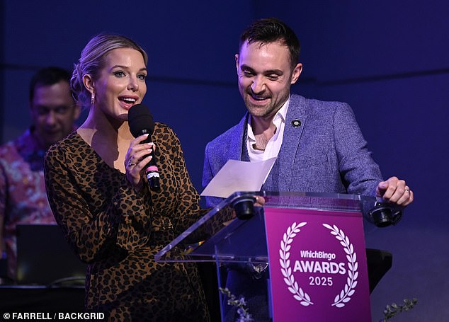 Helen Flanagan looked in good spirits as she attended the Which Bingo Awards in Gibraltar on Wednesday evening after putting her house on the market for £1.5million