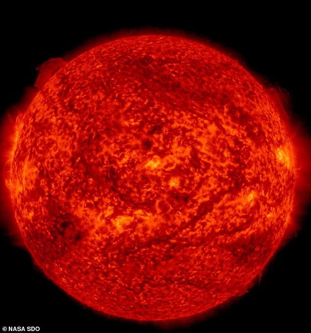 Cool regions known as scars left by the filament eruption indicate that some of the coronal mass ejection is heading towards Earth