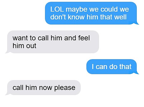 Diddy Trial Text Messages with Cassie - May 15, 2025