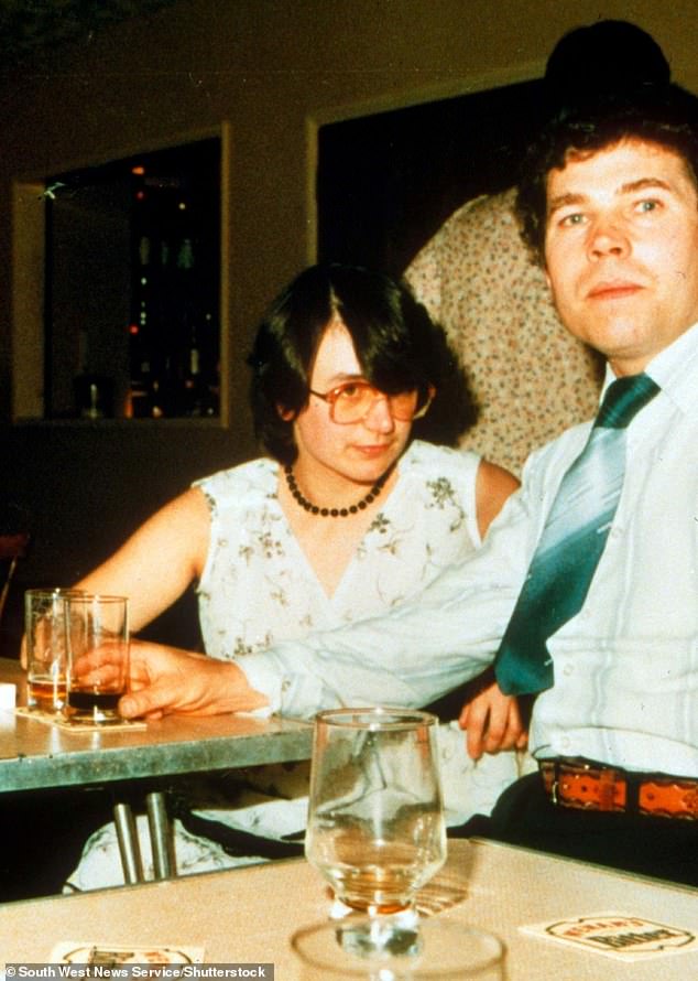The Herefordshire-born builder, Fred West married Rose in 1972 - a nuptial that would become a death sentence to at least a dozen women, including the couple's own daughter, after they brutally murdered and buried victims in their back garden. (Fred and Rose West pictured)