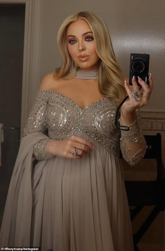 She publicly confirmed that she was expecting her first child in mid-December, months after her father announced it to the world