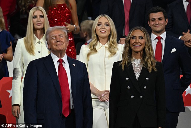 Tiffany's baby is Donald's 11th grandchild. His son, Donald Trump Jr . has five children, while daughter Ivanka Trump has three, and son Eric Trump has two