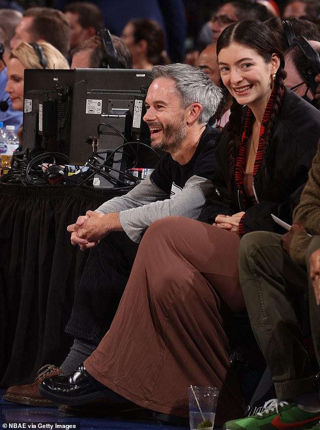 Lorde also finally opened up about her once-secretive age-gap romance ¿confirming that she¿s split from longtime boyfriend Justin Warren, 45 (Warren and Lorde seen in 2021)