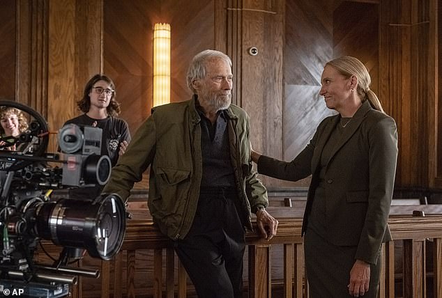 Last year also saw the release of what many believe to be his final movie, Juror #2, a legal thriller he directed and co-produced; he's pictured on set
