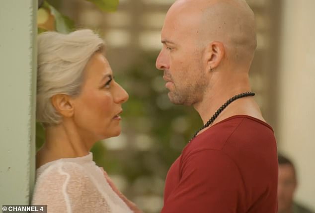She's guided contestants through multiple activities from giving 23-year-old Zac 'soft kisses', and performing an intimate 'up against the wall' exercise with fellow coach Andre Lazarus