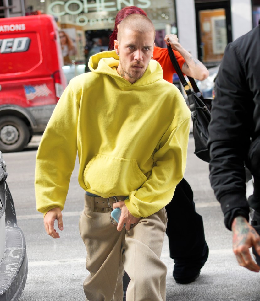 Justin Bieber in New York City.