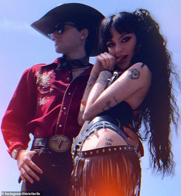 Charlotte recently hard launched her relationship with Hollywood actor Isaak Presley, 22 in a cowboy-themed photo shoot. Both pictured
