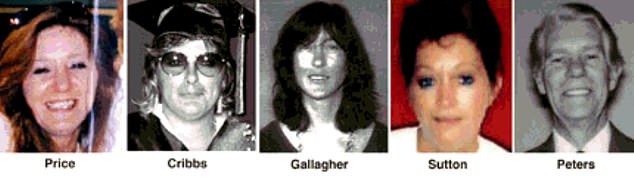 Rogers was convicted of the murders of Cribbs and Gallagher. He is also suspected of killing two women named Linda Price and Andy Lou Jiles Sutton, as well as a man named Mark Peters