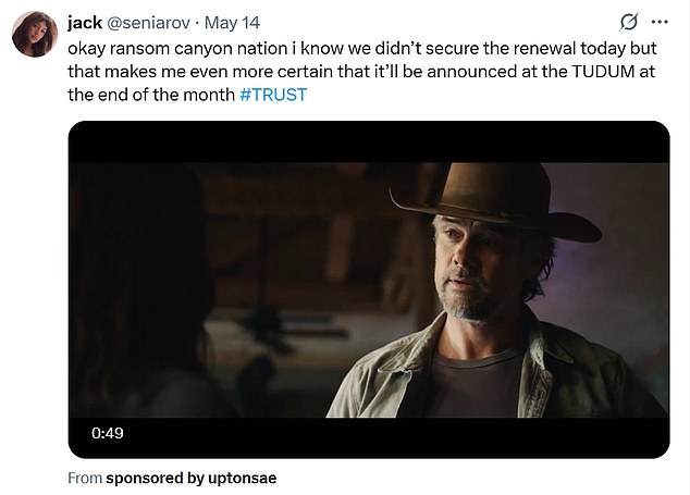 Another X user (@seniarov) assured fans, stating, 'okay ransom canyon nation i know we didn¿t secure the renewal today but that makes me even more certain that it¿ll be announced at the TUDUM at the end of the month #TRUST.'