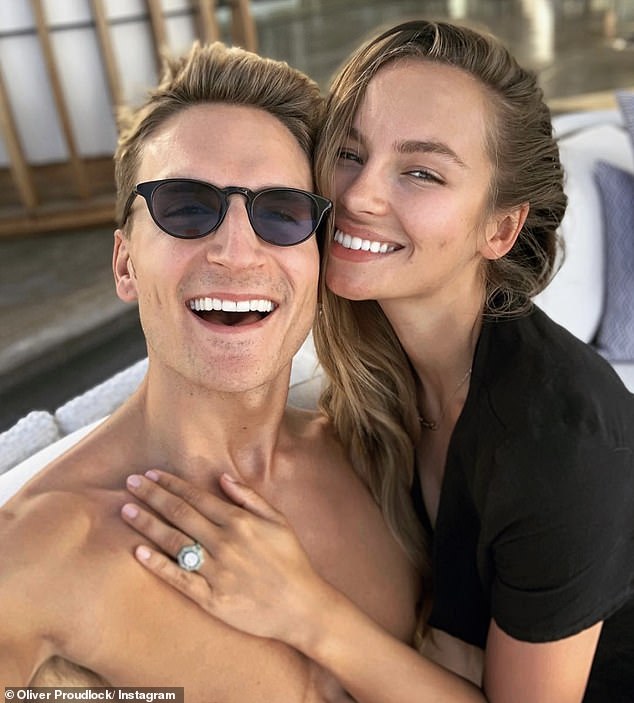 The couple announced their engagement in August 2018 after Oliver got down on one knee during a romantic trip to Gothenburg, Sweden
