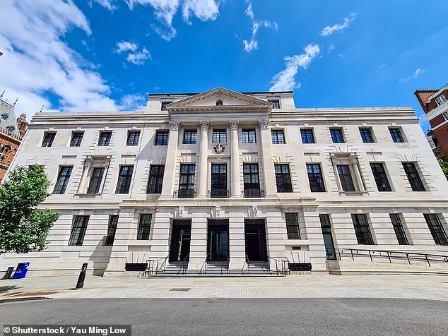 'Don't be offended, we didn't invite anyone. Buzz was a witness. We got married not in a room but on the stairs at Camden Town Hall' (pictured)