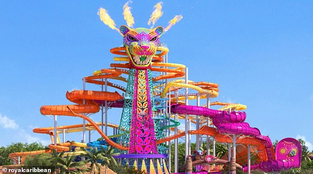 The resort will incorporate the world's tallest waterpark tower - alongside the world's biggest tequila bottle, says the brand