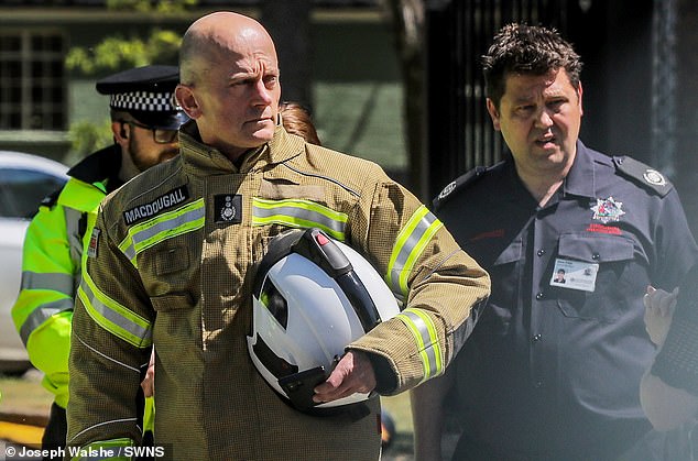 He was speaking after the deaths of two firefighters and a member of the public during a warehouse fire
