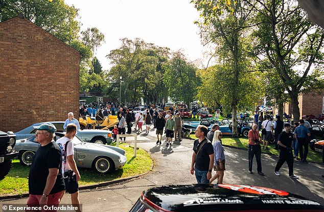 The former RAF base is now home to over 50 specialist businesses, which focus on classic car restoration and engineering