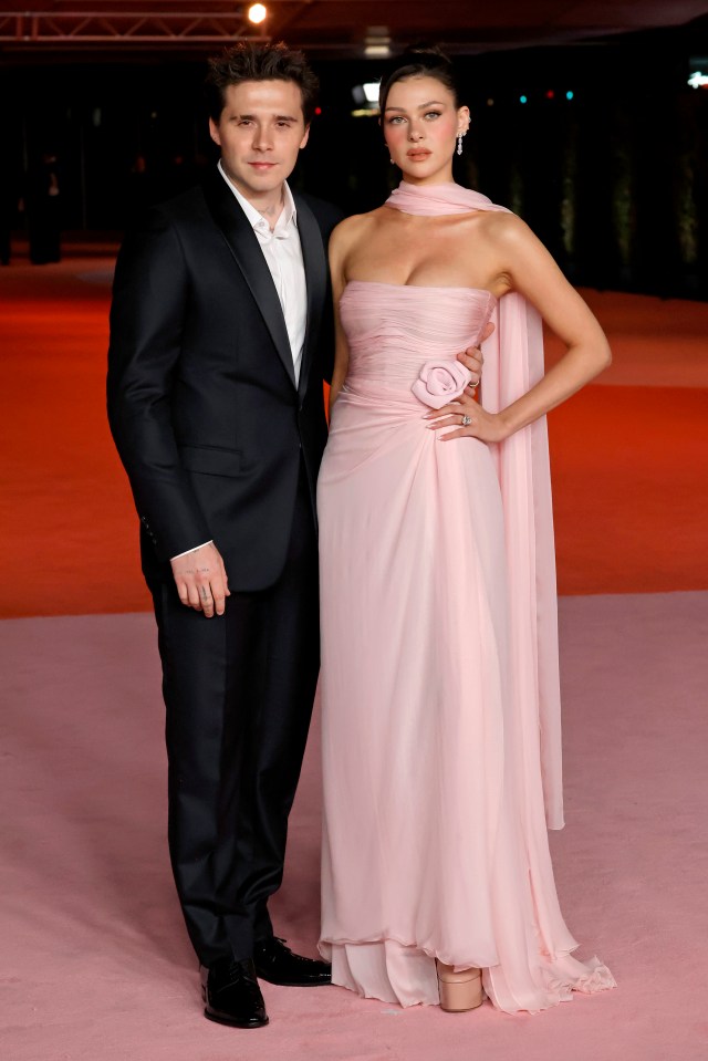 Brooklyn Beckham and Nicola Peltz at the Academy Museum Gala.