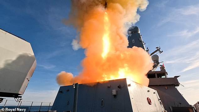 Just two and a half seconds after erupting from HMS Dragon's silo, the missile accelerated to more than four times the speed of sound - otherwise known as Mach four. High above the water, it then manoeuvred at G-forces which no human being could withstand, to close in and eventually destroy the target