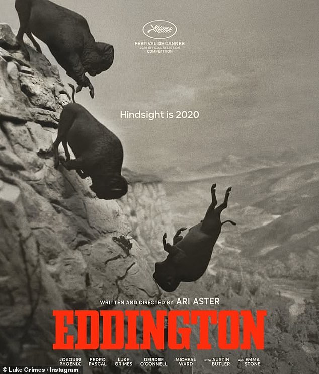 Luke recently shared a poster for the film on Instagram, which features the cheeky hashtag 'Hindsight is 2020,' a clear nod to the coronavirus era