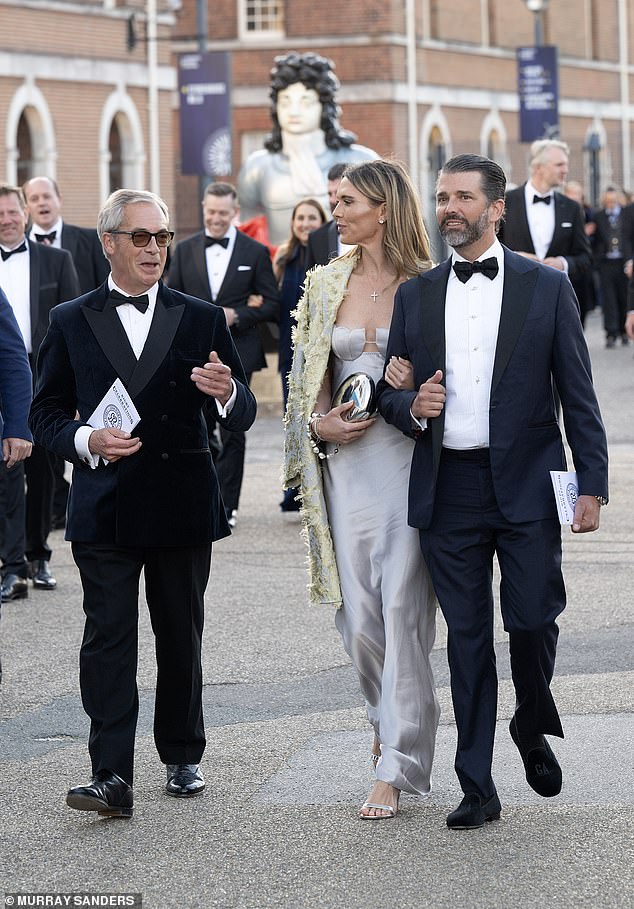 Avid hunter, Donald Jr, was previously invited to the a showcase by the London gun makers last month in what was described as a 'significant milestone' for John Rigby & Co